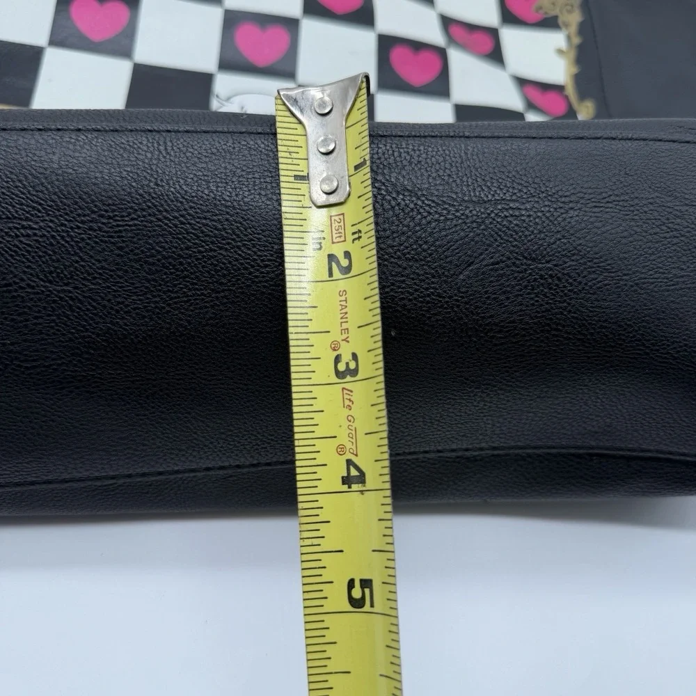 Betsey‎ Johnson Queen Kitsch Tote Check Me Out Hearts Checker Board Travel Bag